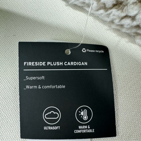 Eddie Bauer Fireside Plush Ultra Soft Hooded Open front cardigan women’s small - Picture 14 of 16